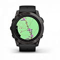 Garmin Garmin Epix Pro (Gen 2) Sapphire Edition 010-02804-01 электронные мужские часы часы, крупный план  циферблат
