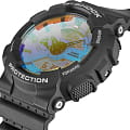 Casio Casio G-Shock GA-110SR-1A электронные мужские часы часы, крупный план цветной циферблат