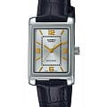 Casio Casio LTP-1234PL-7A2EF  LTP-1234PL-7A2EF кварцевые женские часы  серый циферблат, браслет кожаный — вид спереди
