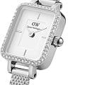 Daniel Wellington Daniel Wellington Quadro Mini Lumine Bezel Silver DW00100732 quadro шведские женские часы на браслете нержавеющая сталь боковой вид