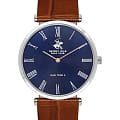 Beverly Hills Polo Club Beverly Hills Polo Club Quartz BP3615X.394  BP3615X.394 кварцевые мужские часы  синий циферблат, браслет кожаный — вид спереди