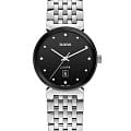 Rado Rado Florence Diamonds R48913733  R48913733 кварцевые женские часы  черный циферблат, браслет нержавеющая сталь — вид спереди