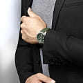 Longines L37814069 наручные мужские часы застежка крупным планом