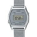 Casio Casio Collection LA690WEM-7EF  LA690WEM-7EF кварцевые мужские часы  серый циферблат, браслет нержавеющая сталь — вид спереди