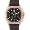 Philipp Plein Philipp Plein Plein Philipp PWSAA0523  PWSAA0523 кварцевые мужские часы  коричневый циферблат, браслет силикон — вид спереди