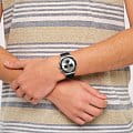 Swatch Swatch I New Chrono YVS486 мужские часы серебристый циферблат на запястье