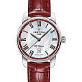 Certina Certina DS Podium Lady Automatic 29mm C001.007.16.423.00  C0010071642300 автокварц (кинетик) женские часы  перламутровый циферблат, браслет кожаный — вид спереди