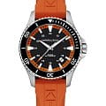 Hamilton Hamilton Khaki Navy Scuba Auto H82395331  H82395331 механические мужские часы  черный циферблат, браслет каучук — вид спереди