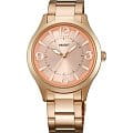 Orient Orient QC0T001Z (FQC0T001Z)  FQC0T001Z  женские часы  розовый циферблат, браслет  — вид спереди