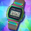 Casio Casio Collection A1000RBW-1  наручные женские часы фото под углом.