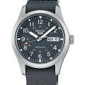 Seiko Seiko 5 Sports Field series SRPG31K1S Field SRPG31K1S механические мужские часы  серый циферблат, браслет тканевый — вид спереди