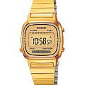Casio Casio Collection LA670WGA-9  LA670WGA-9 кварцевые женские часы   циферблат, браслет сталь с ip покрытием — вид спереди