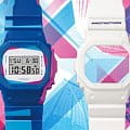 Casio DWE-5600PR-2DR наручные мужские часы застежка крупным планом