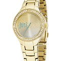 Just Cavalli Just Cavalli R7253201501  R7253201501 кварцевые женские часы  золотой циферблат, браслет сталь c pvd покрытием — вид спереди