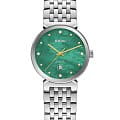 Rado Rado Florence Diamonds R48913903  R48913903 кварцевые женские часы  зеленый циферблат, браслет нержавеющая сталь — вид спереди