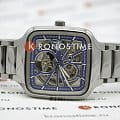 Rado Rado True Square Automatic Open Heart R27083202 механические мужские часы часы, крупный план синий циферблат
