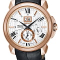 Seiko Seiko SNP150P1  SNP150P1 автокварц (кинетик) мужские часы  белый циферблат, браслет кожаный — вид спереди