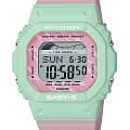 Casio Casio Baby-G BLX-565-3E  BLX-565-3E кварцевые женские часы  розовый циферблат, браслет пластик — вид спереди