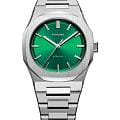 D1 Milano D1 Milano Automatico Green Code ATBU05  ATBU05 механические женские часы  зеленый циферблат, браслет нержавеющая сталь — вид спереди