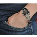 Casio Casio Vintage LA680WA-1BDF (LA680WA-1B)  наручные женские часы фото под углом.