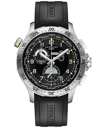 Hamilton Khaki Aviation Worldtimer Chrono Quartz H76714335