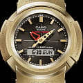 Casio AWM-500GD-9ADR наручные мужские часы застежка крупным планом