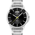 Jacques Lemans Jacques Lemans 1-1540D  1-1540D кварцевые мужские часы  черный циферблат, браслет нержавеющая сталь — вид спереди