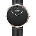 Obaku Obaku Ultra Slim V230LXMBMB  V230LXMBMB кварцевые женские часы  черный циферблат, браслет сталь с ip покрытием — вид спереди