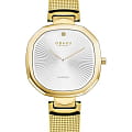 Obaku Obaku Diamond V277LXGIMG  V277LXGIMG кварцевые женские часы  серебристый циферблат, браслет сталь с ip покрытием — вид спереди