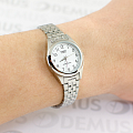 Casio Casio Collection LTP-1129A-7B кварцевые женские часы часы, крупный план белый циферблат