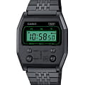 Casio Casio Vintage A1100B-1EF  A1100B-1EF кварцевые мужские часы   циферблат, браслет нержавеющая сталь с ip-покрытием — вид спереди