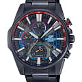Casio Casio Edifice EQB-1200HG-1ADR EQB EQB-1200HG-1ADR кварцевые мужские часы  черный циферблат, браслет нержавеющая сталь — вид спереди