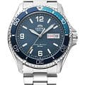 Orient Orient Mako Kamasu RA-AA0818L  RA-AA0818L механические мужские часы  синий циферблат, браслет нержавеющая сталь — вид спереди