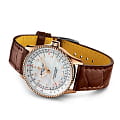 Breitling Breitling Navitimer Automatic 35 R17395211A1P2 navitimer швейцарские женские часы на браслете кожаный боковой вид