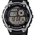 Casio Casio Collection AE-2100W-1A  AE-2100W-1A кварцевые мужские часы  серый циферблат, браслет пластик — вид спереди