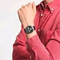 Swatch Swatch I New Chrono YVS487 мужские часы черный циферблат на запястье