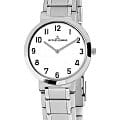 Jacques Lemans Jacques Lemans Classic 1-1998E  1-1998E кварцевые женские часы  белый циферблат, браслет нержавеющая сталь — вид спереди