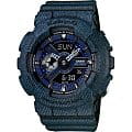 Casio Casio Baby-G BA-110DC-2A1  BA-110DC-2A1 кварцевые женские часы  синий циферблат, браслет пластик — вид спереди
