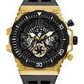 Guess Guess  Sport Steel  GW0325G1  GW0325G1 кварцевые мужские часы  черный циферблат, браслет силикон — вид спереди