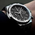 Maurice Lacroix Maurice Lacroix Aikon Automatic Chronograph AI6038-SS001-330-1 мужские часы черный циферблат на запястье