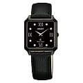 Orient Orient UAAN002B (FUAAN002B)  FUAAN002B  женские часы  черный циферблат, браслет кожа + текстиль — вид спереди