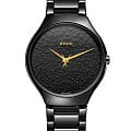 Rado Rado True Thinline Toge R27009192  R27009192 кварцевые мужские часы  черный циферблат, браслет высокотехнологичная керамика — вид спереди