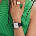 Swatch Swatch Square Bioceramic Standard SO34B700  — задняя крышка биокерамика корпуса швейцарские часы