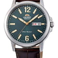 Orient Orient Automatic RA-AA0C06E  RA-AA0C06E механические мужские часы  зеленый циферблат, браслет кожаный — вид спереди