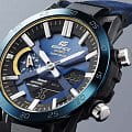 Casio Casio Edifice ECB-2000SS-2ADR (ECB-2000SS-2A) edifice японские мужские часы на браслете тканевый боковой вид