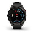 Garmin Garmin Epix (Gen 2) 010-02582-11 электронные мужские часы часы, крупный план  циферблат