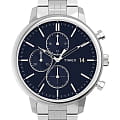 Timex Timex Chicago TW2V01700  TW2V01700 кварцевые мужские часы  синий циферблат, браслет нержавеющая сталь — вид спереди