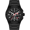 Swiss Military Hanowa Swiss Military Hanowa Aerograph SMWGI2102031  SMWGI2102031 кварцевые мужские часы  черный циферблат, браслет сталь с ip покрытием — вид спереди