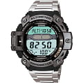 Casio Casio Illuminator SGW-300HD-1A  SGW-300HD-1A кварцевые мужские часы  зеленый циферблат, браслет 18-каратное желтое золото — вид спереди
