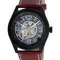 Kenneth Cole Kenneth Cole Automatic IKC8076  IKC8076 механические мужские часы  серый циферблат, браслет кожаный — вид спереди